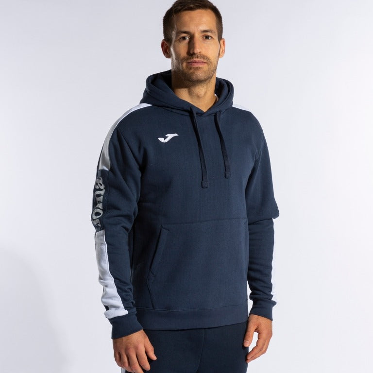 STREET HOODIE NAVY WHITE