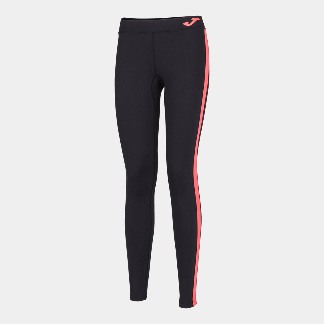 ASCONA LONG TIGHT BLACK-FLUOR CORAL