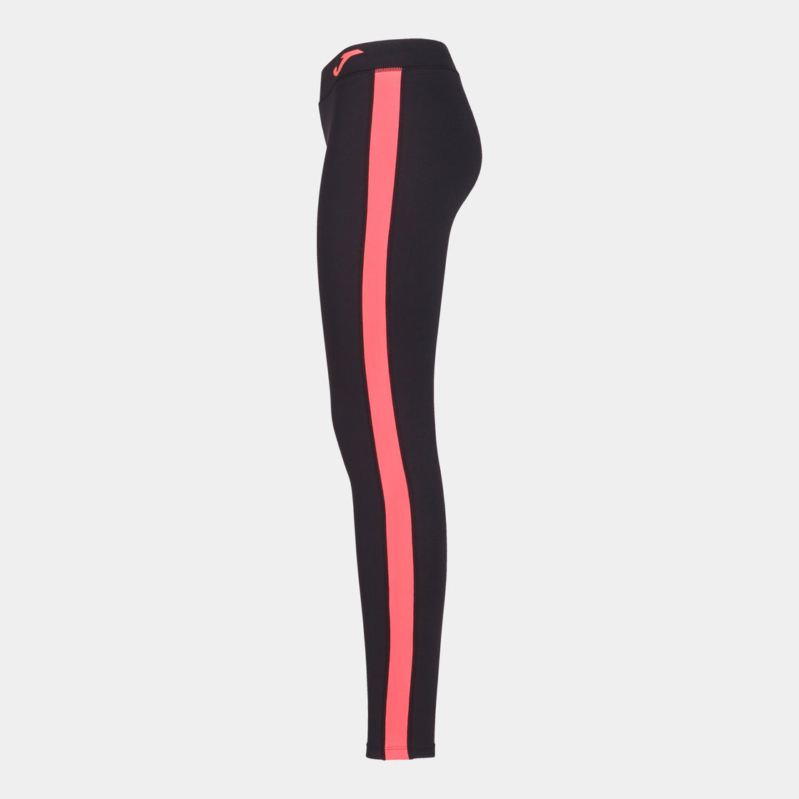 ASCONA LONG TIGHT BLACK-FLUOR CORAL