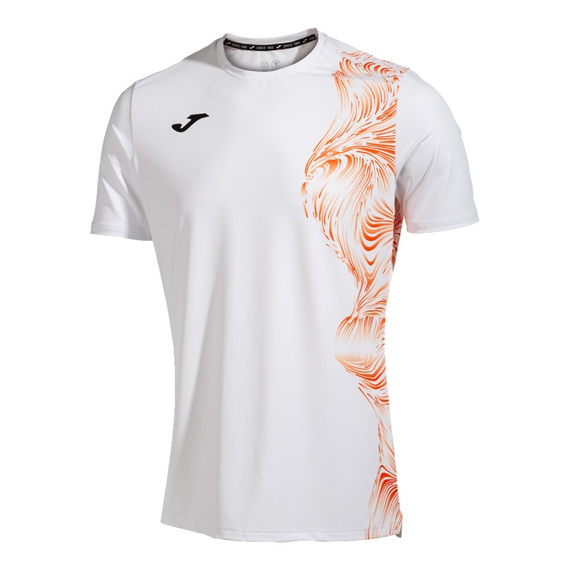 CHALLENGE SHORT SLEEVE T-SHIRT WHITE ORANGE