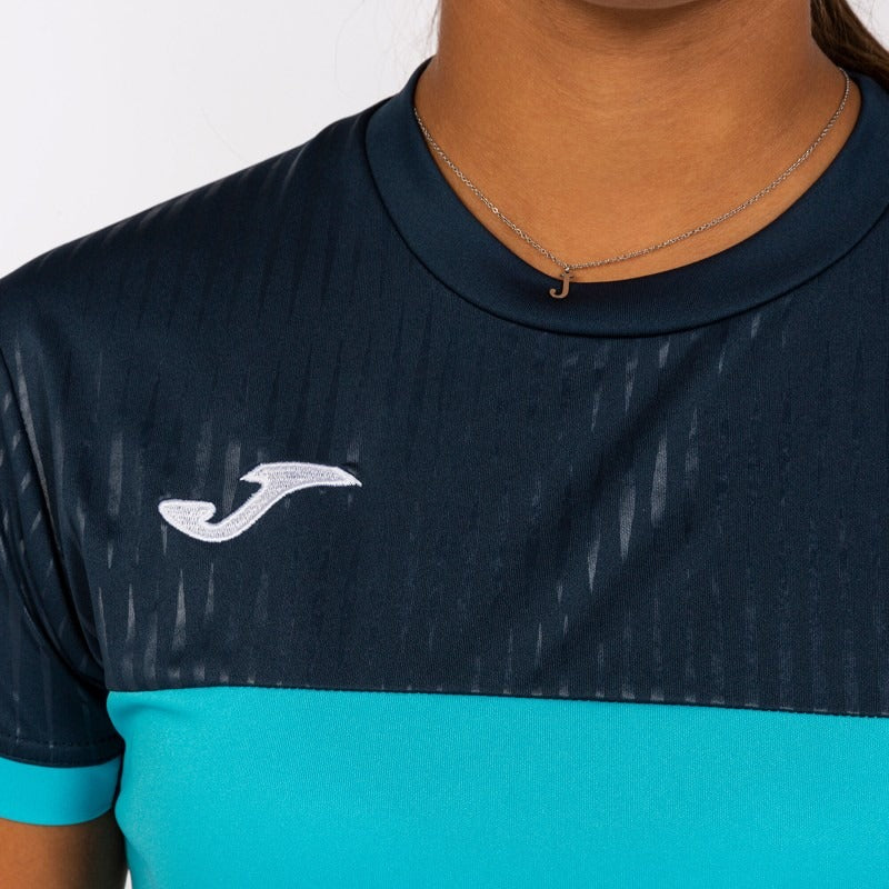 MONTREAL SHORT SLEEVE T-SHIRT FLUOR TURQUOISE-NAVY